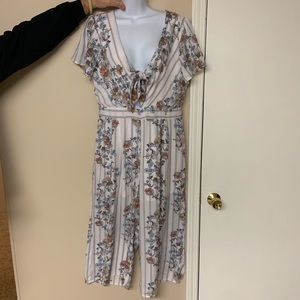 One Clothing Los Angeles cropped jumpsuit.